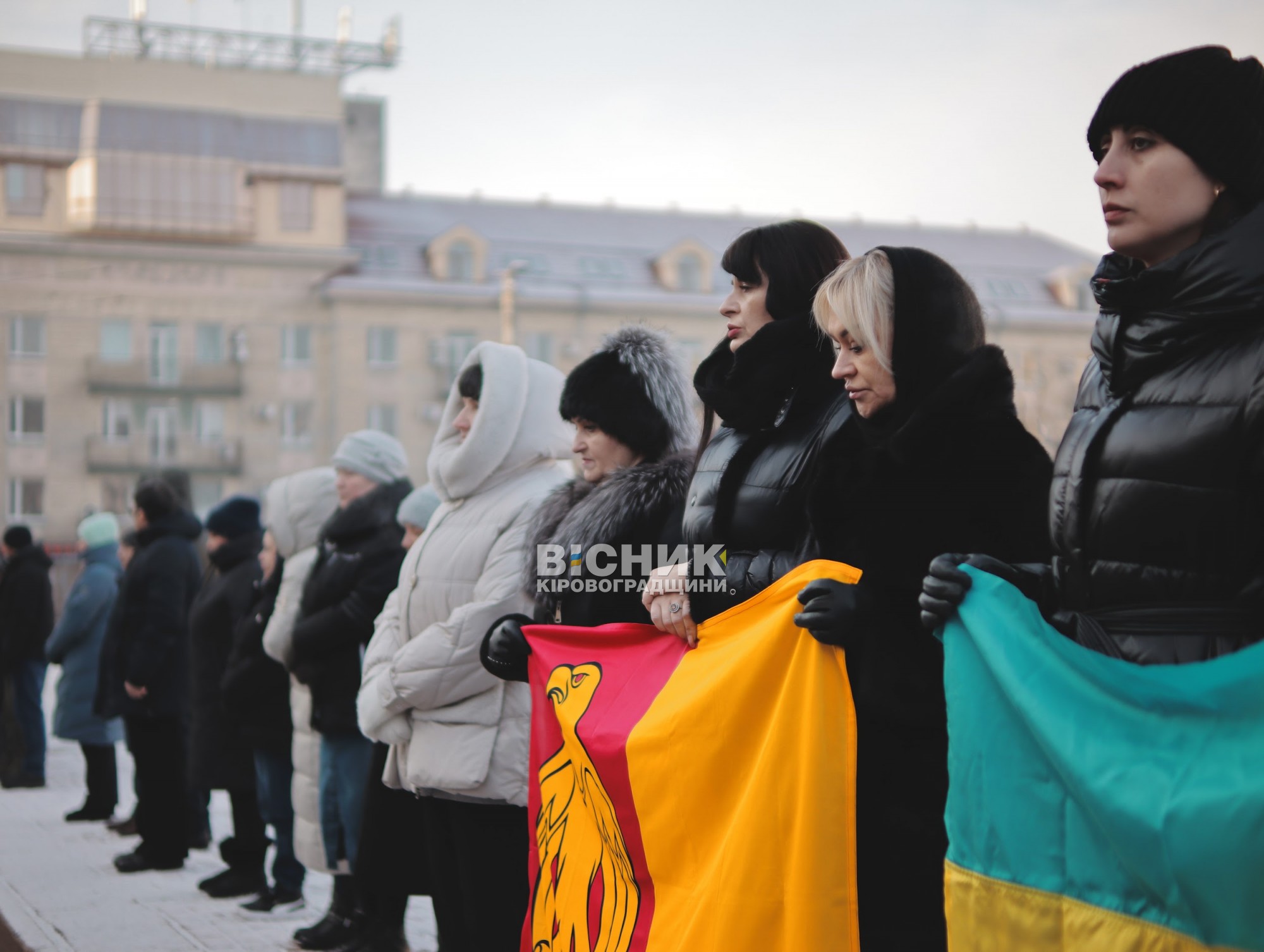 У центрі Кропивницького відбулася церемонія прощання з двома бійцями
