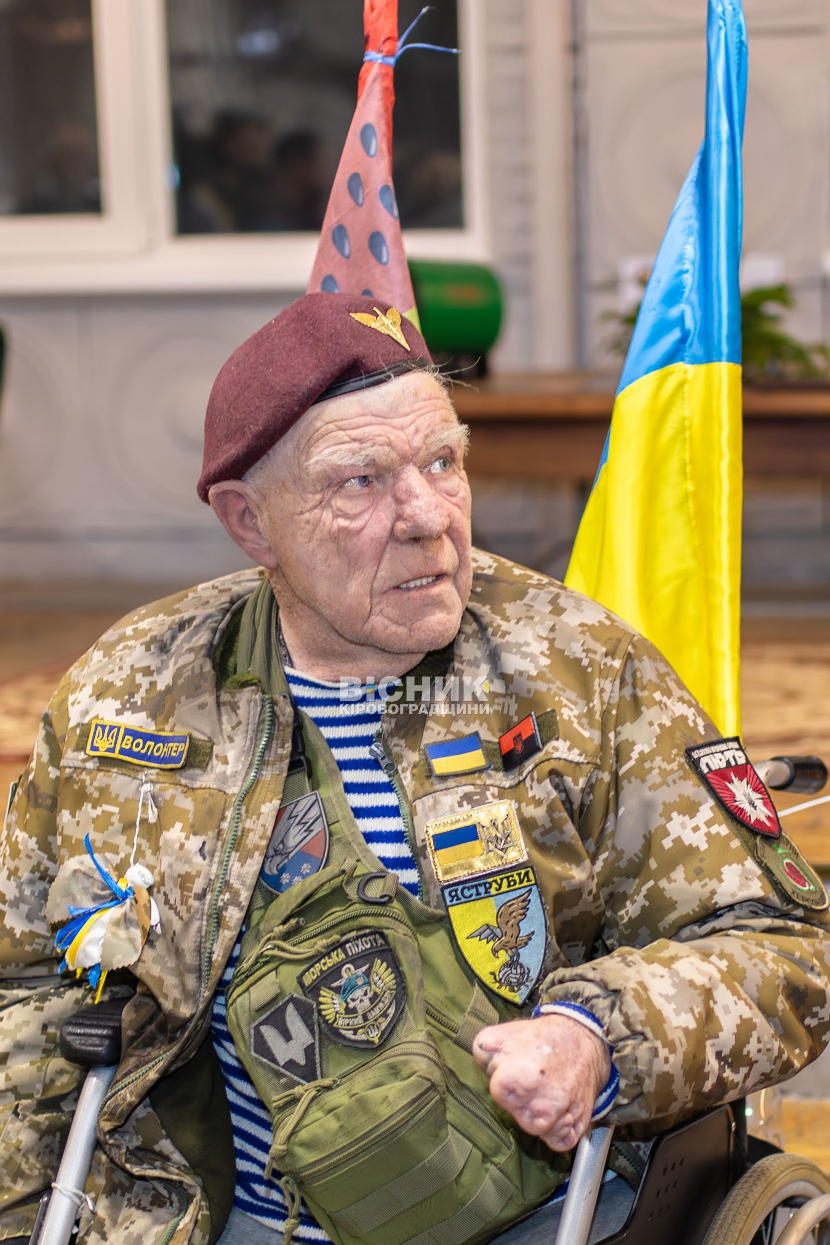 У Кропивницькому відбулася зустріч із волонтером Григорієм Янченком, відомим як Дядя Гріша