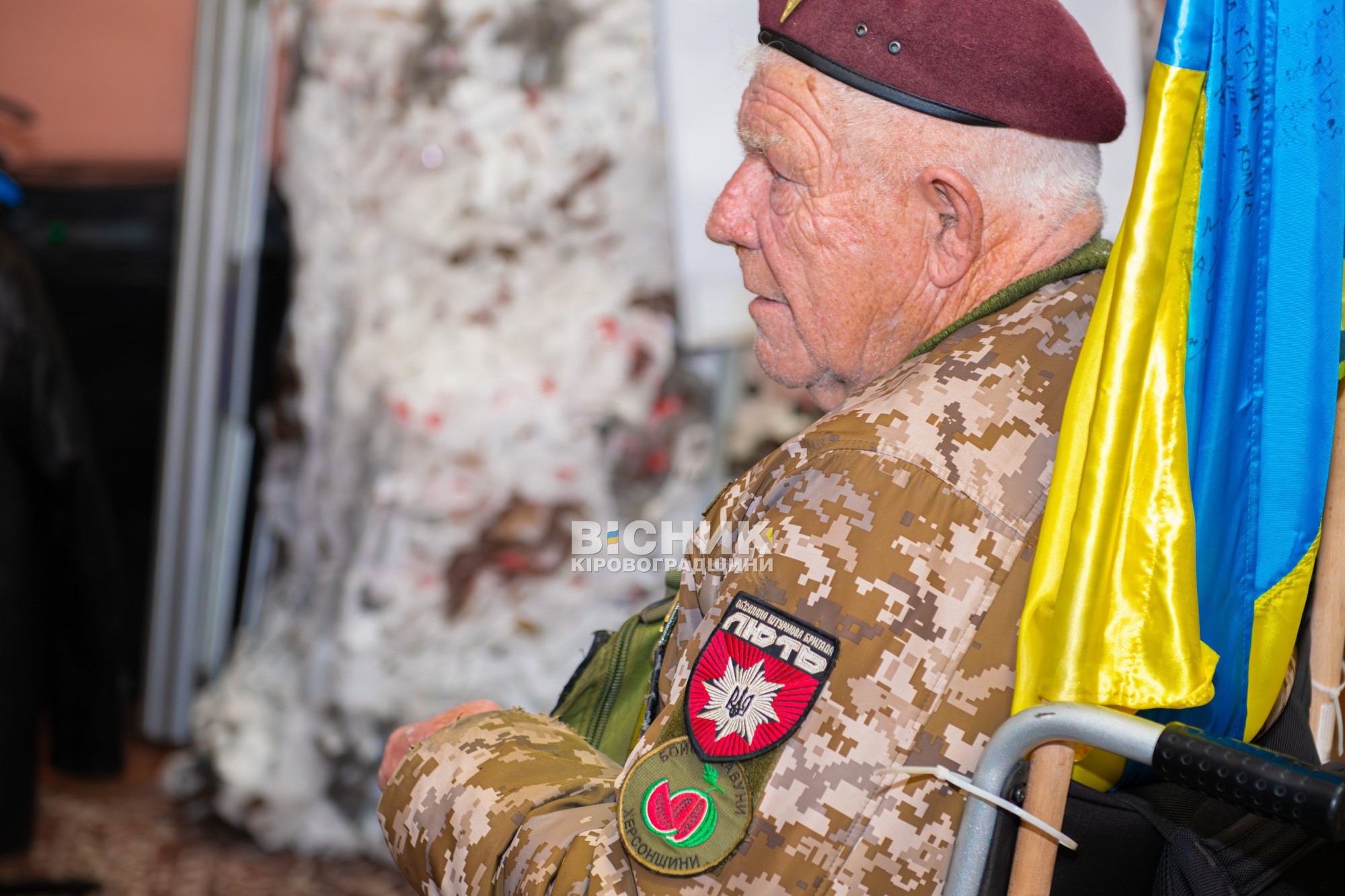 У Кропивницькому відбулася зустріч із волонтером Григорієм Янченком, відомим як Дядя Гріша