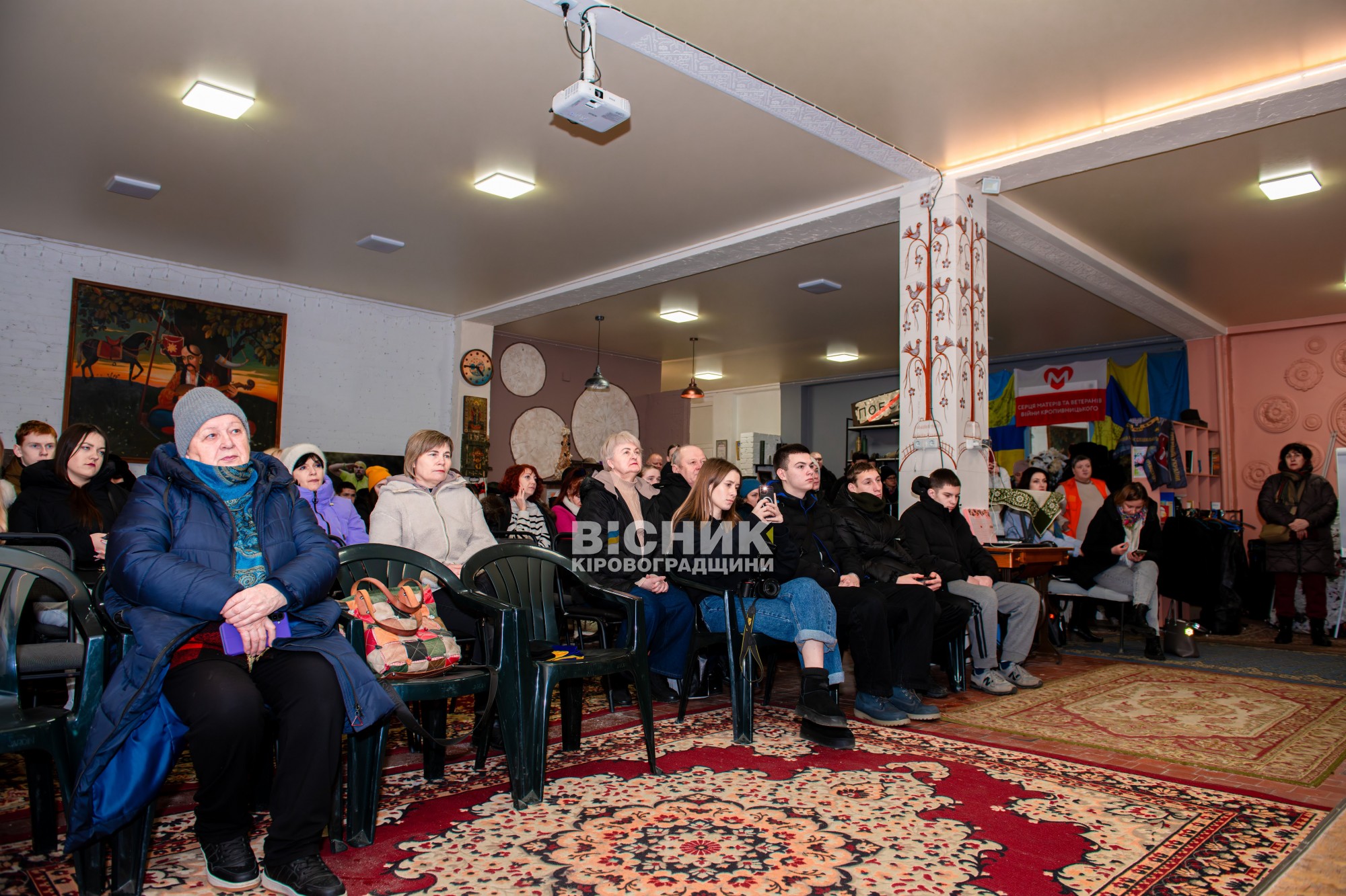 У Кропивницькому відбулася зустріч із волонтером Григорієм Янченком, відомим як Дядя Гріша