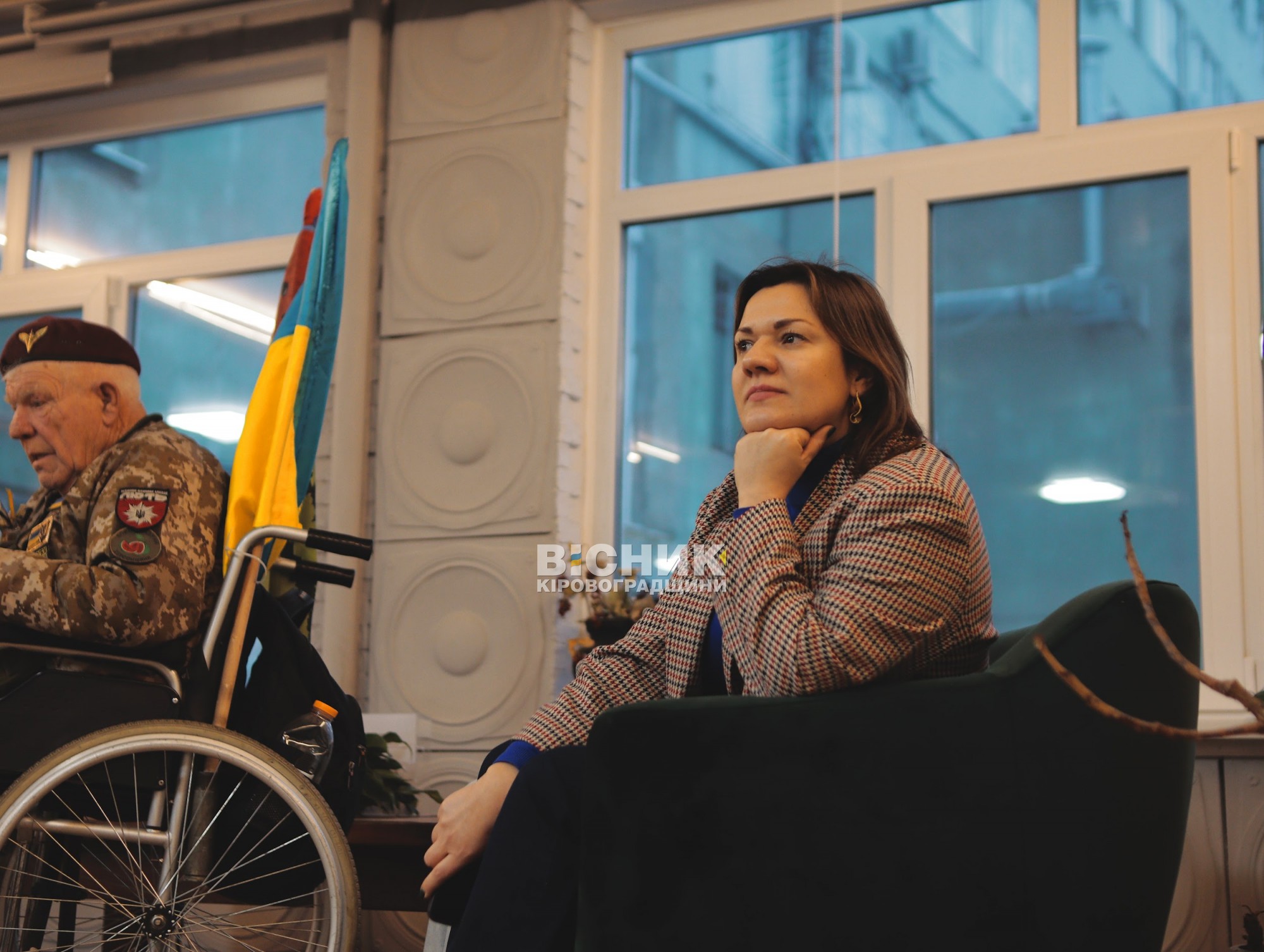 У Кропивницькому відбулася зустріч із волонтером Григорієм Янченком, відомим як Дядя Гріша