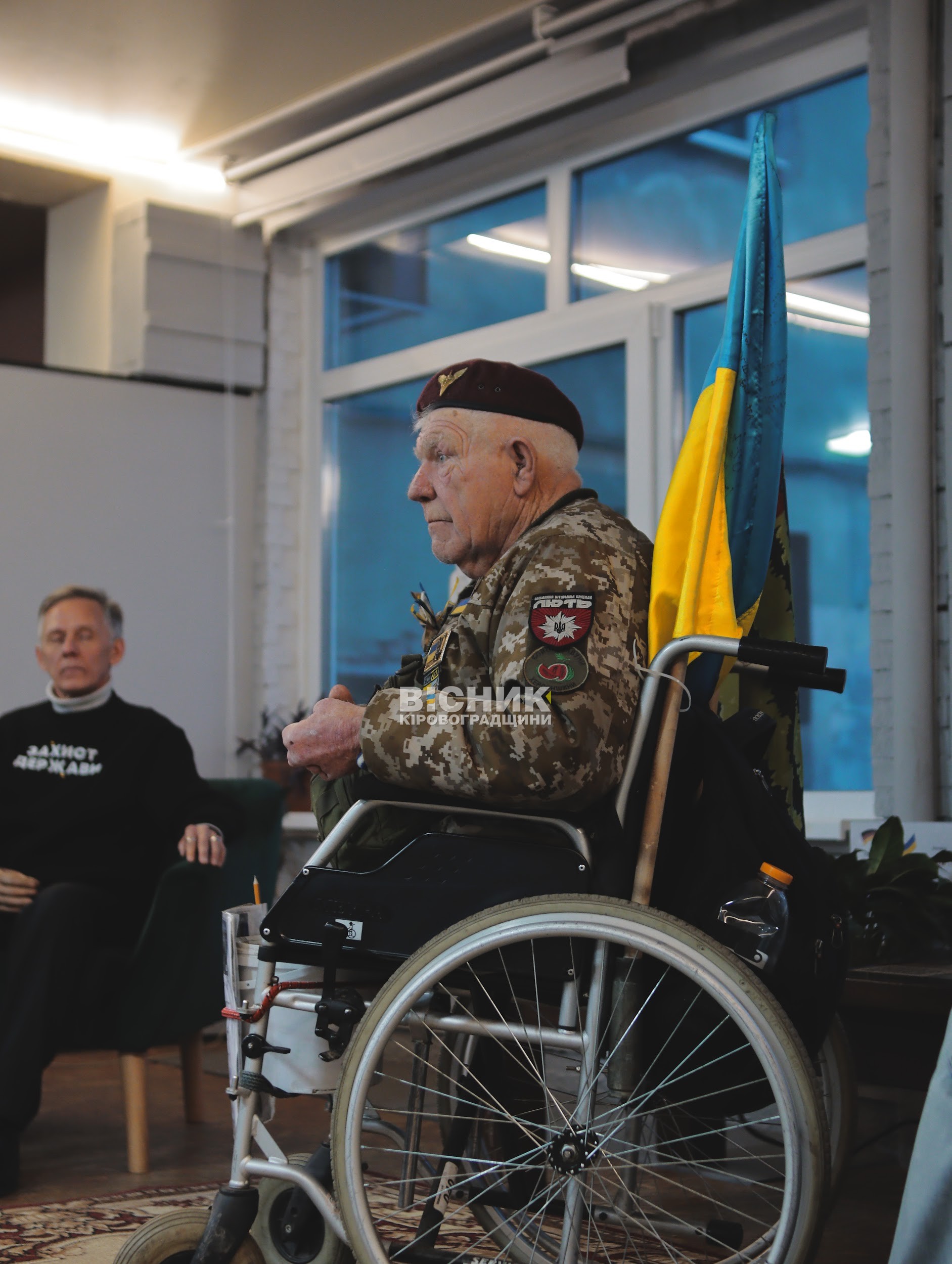 У Кропивницькому відбулася зустріч із волонтером Григорієм Янченком, відомим як Дядя Гріша