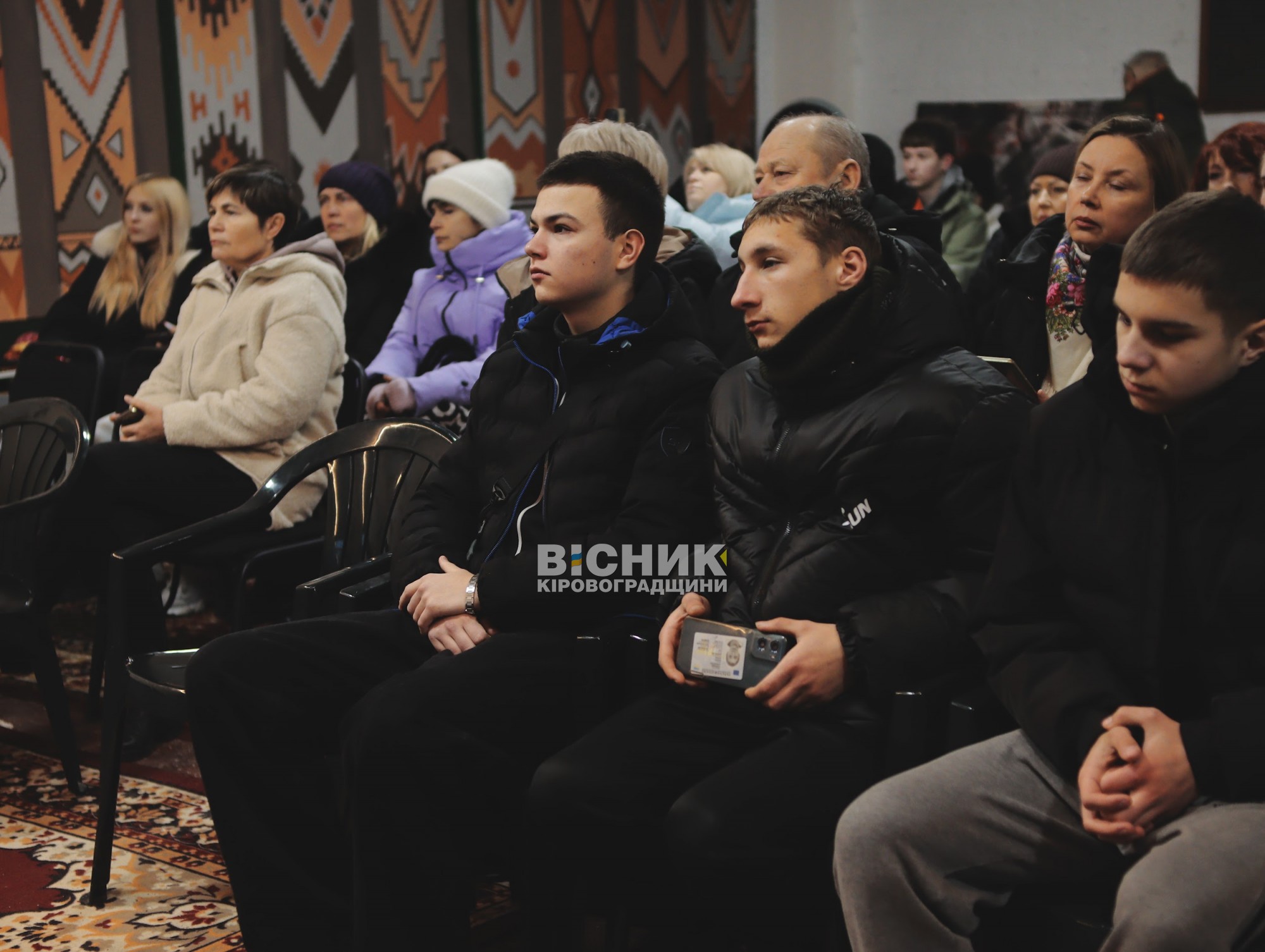 У Кропивницькому відбулася зустріч із волонтером Григорієм Янченком, відомим як Дядя Гріша