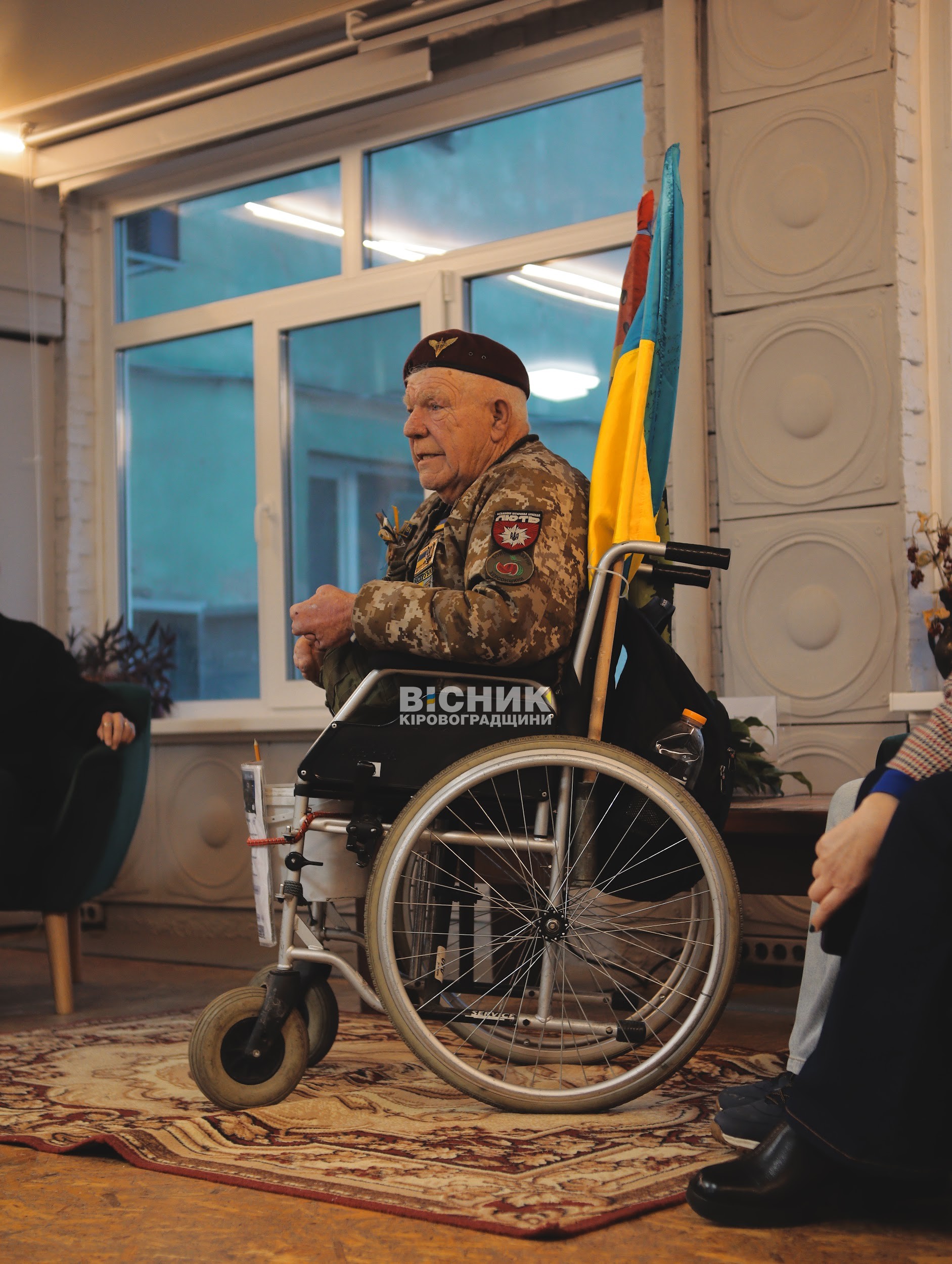 У Кропивницькому відбулася зустріч із волонтером Григорієм Янченком, відомим як Дядя Гріша