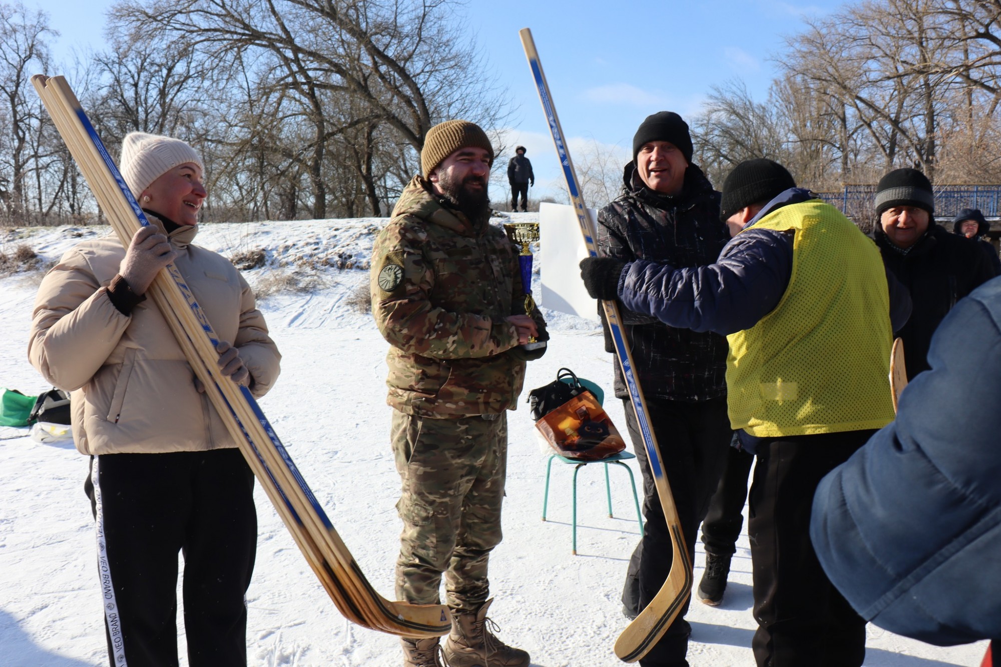 В Онуфріївці відбувся благодійний хокейний турнір