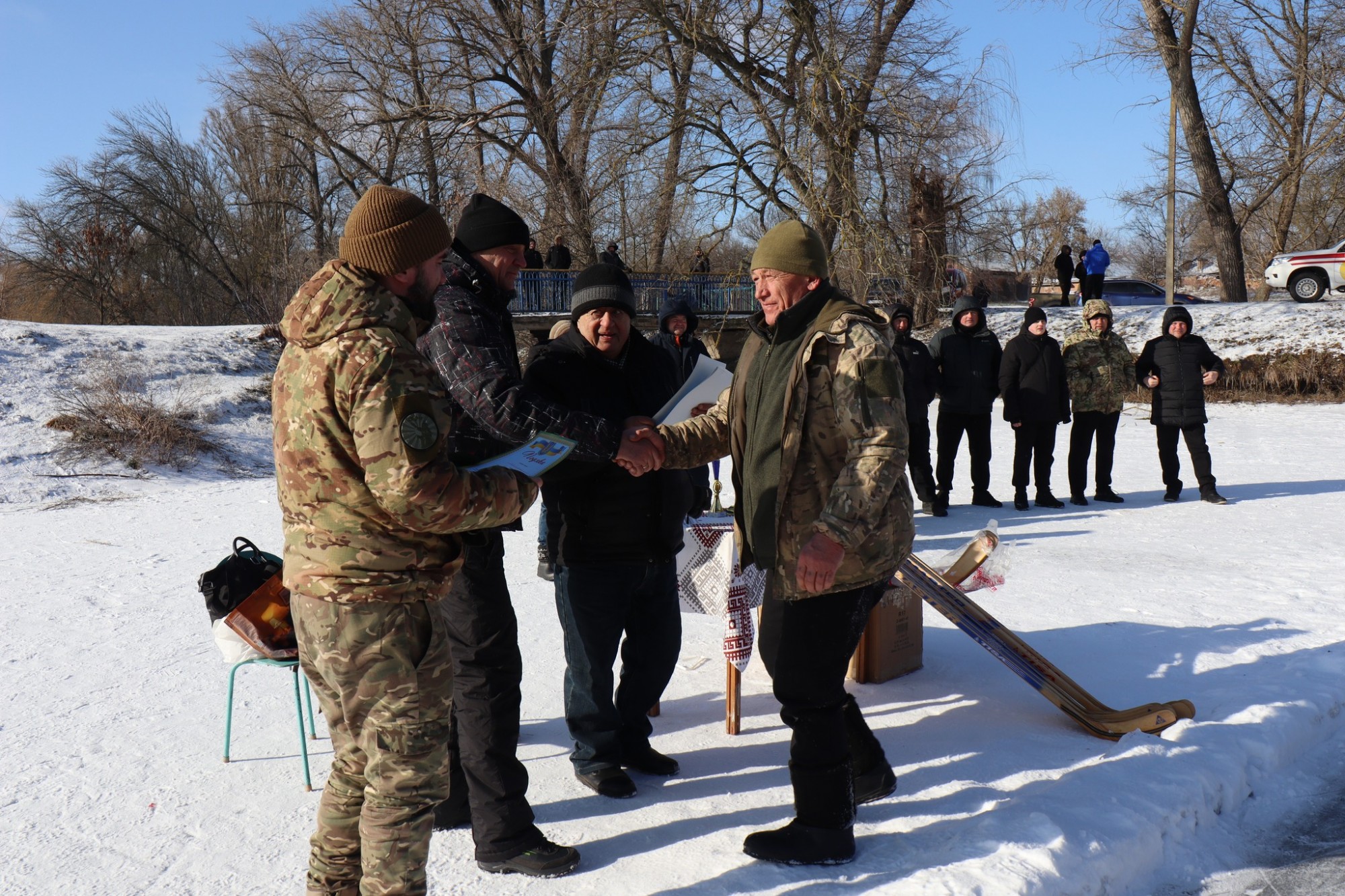 В Онуфріївці відбувся благодійний хокейний турнір