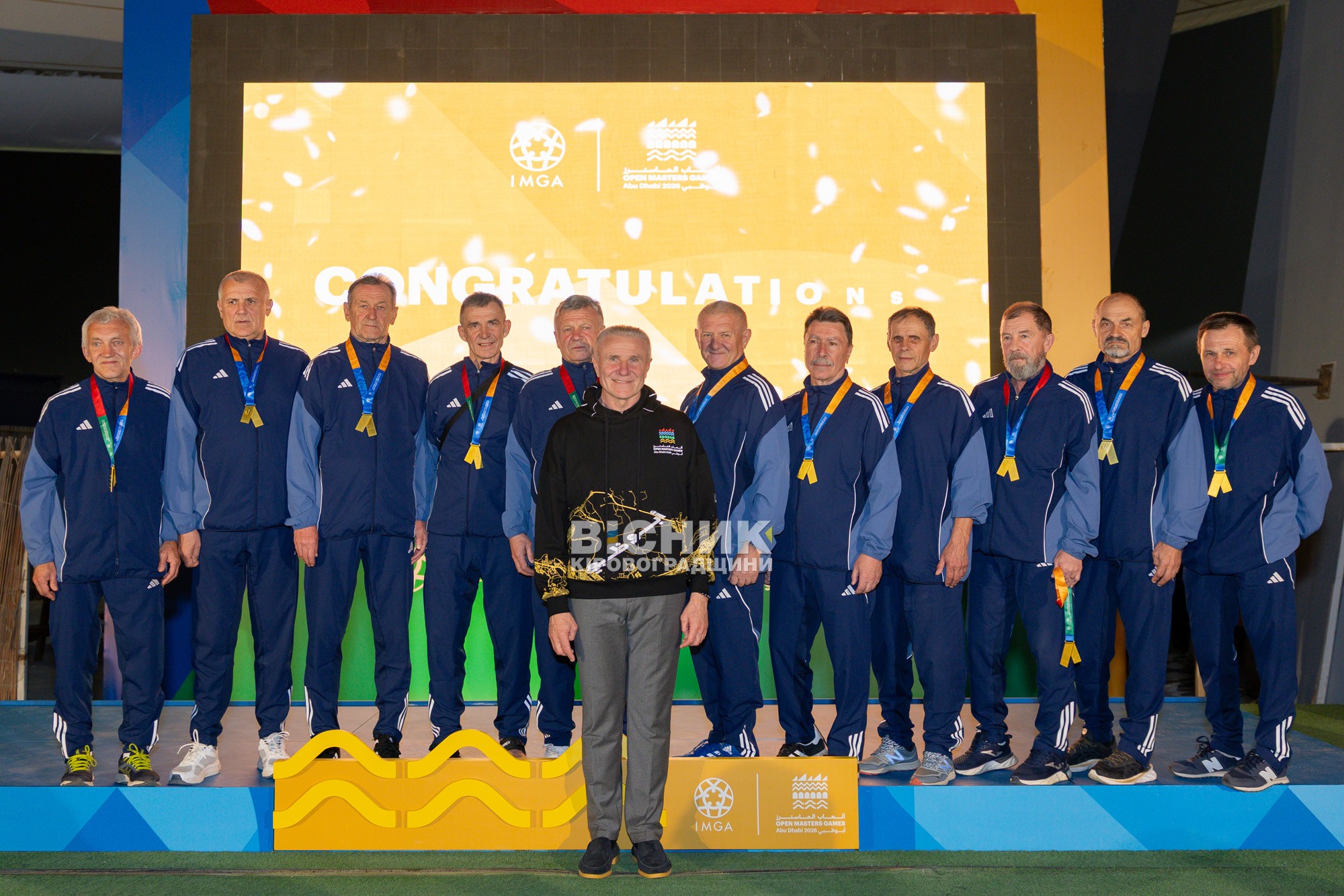 Збірна України 65+ стала чемпіоном футбольного турніру Open Masters Games 2026 в Абу-Дабі Збірна України 65+ стала чемпіоном футбольного турніру Open Masters Games 2026 в Абу-Дабі