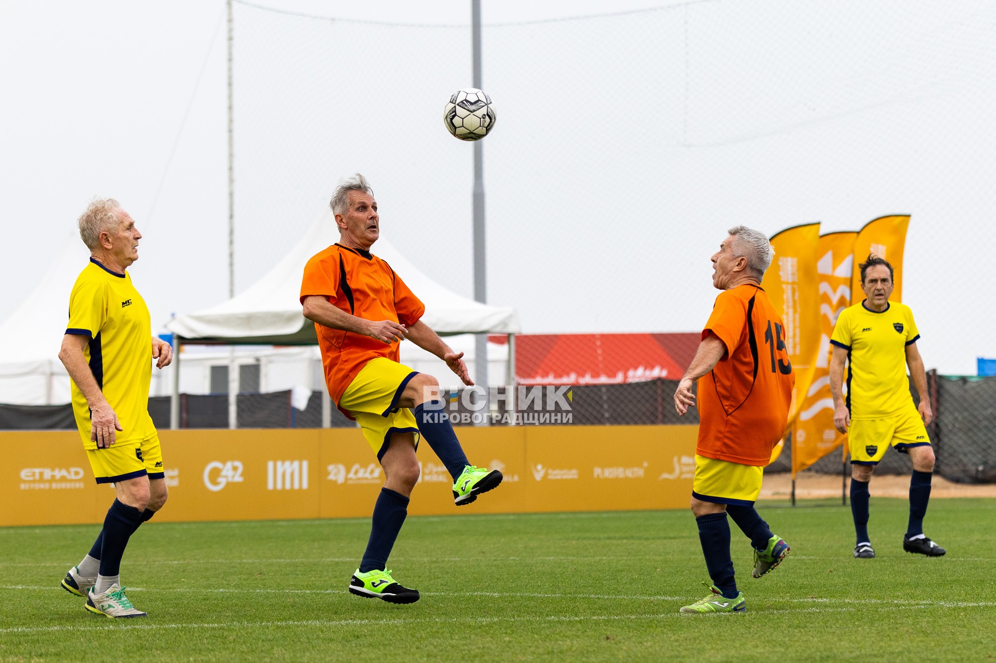 Збірна України 65+ стала чемпіоном футбольного турніру Open Masters Games 2026 в Абу-Дабі Збірна України 65+ стала чемпіоном футбольного турніру Open Masters Games 2026 в Абу-Дабі