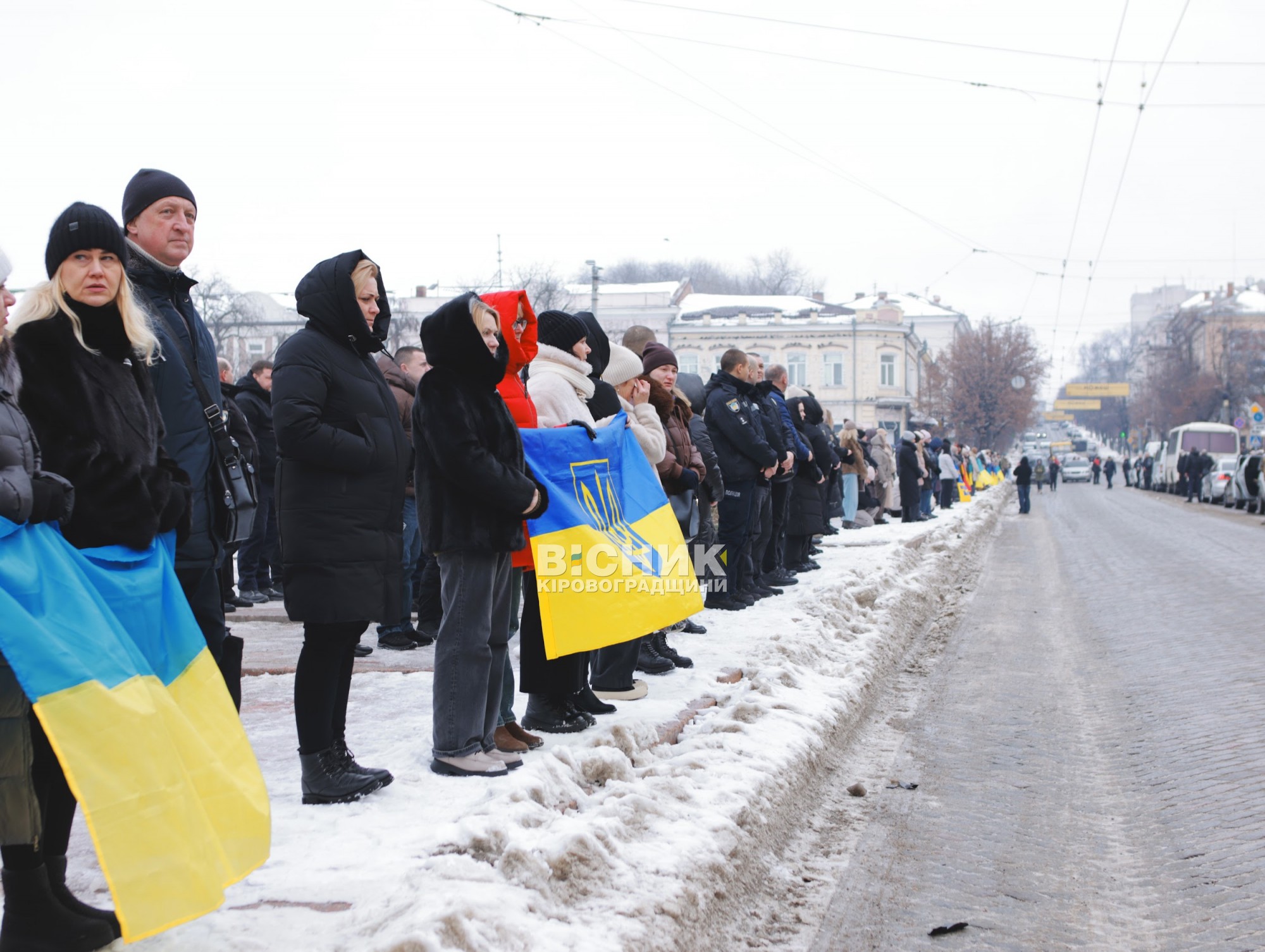 У Кропивницькому відбулася церемонія прощання з чотирма полеглими воїнами