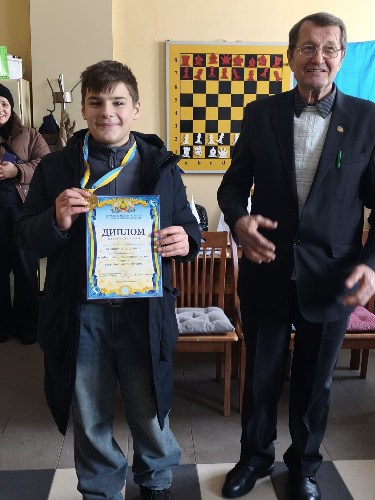 У Кропивницькому нагородили переможців міських шахових змагань