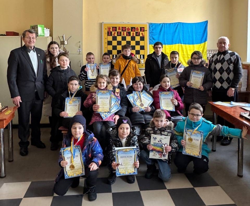 У Кропивницькому нагородили переможців міських шахових змагань