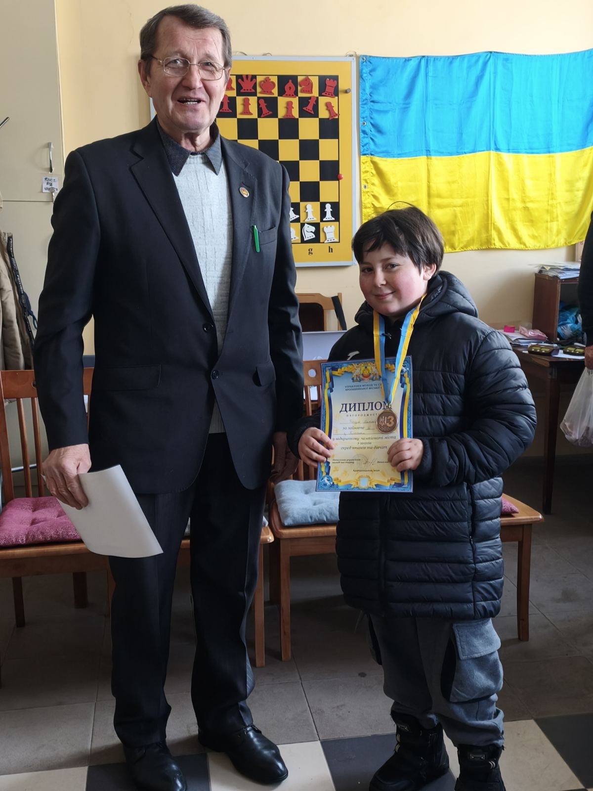 У Кропивницькому нагородили переможців міських шахових змагань