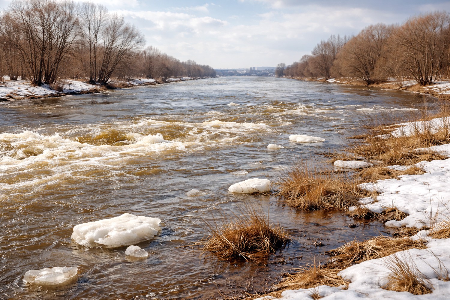 На Кіровоградщині очікується підйом рівнів води на річках На Кіровоградщині очікується підйом рівнів води на річках
