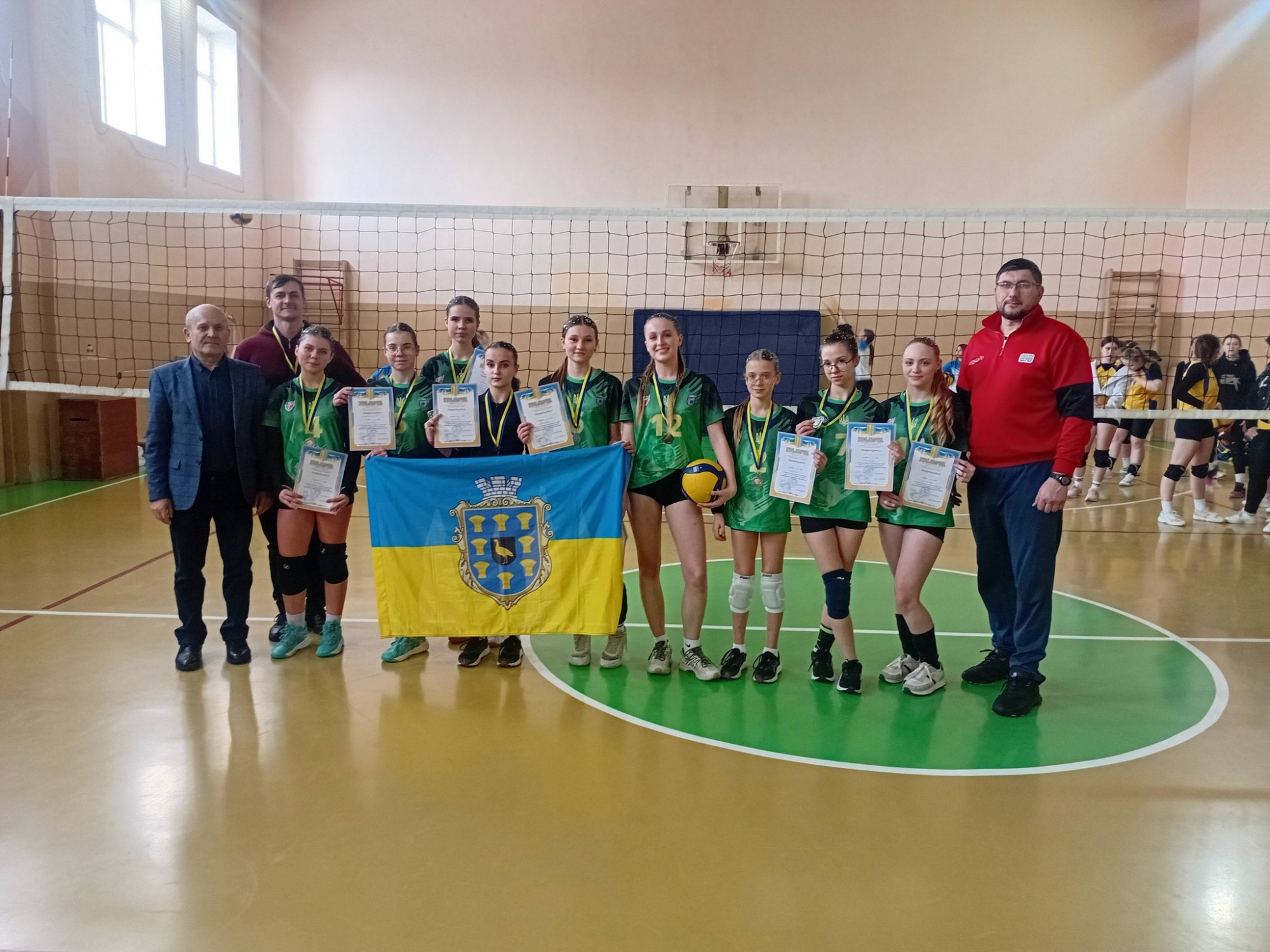 Обласні юнацькі спортивні ігри серед громад: у класичний волейбол грали дівчата