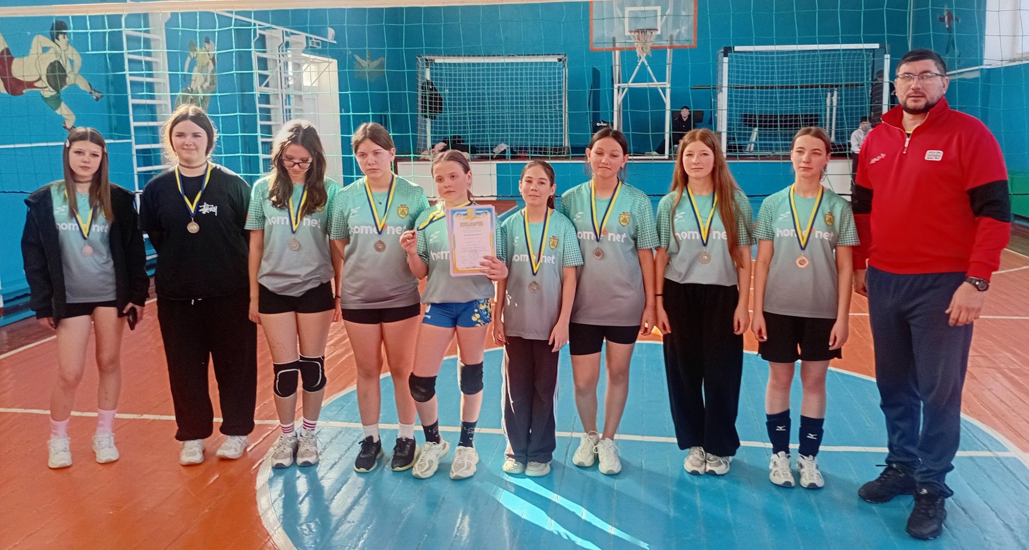 Обласні юнацькі спортивні ігри серед громад: у класичний волейбол грали дівчата
