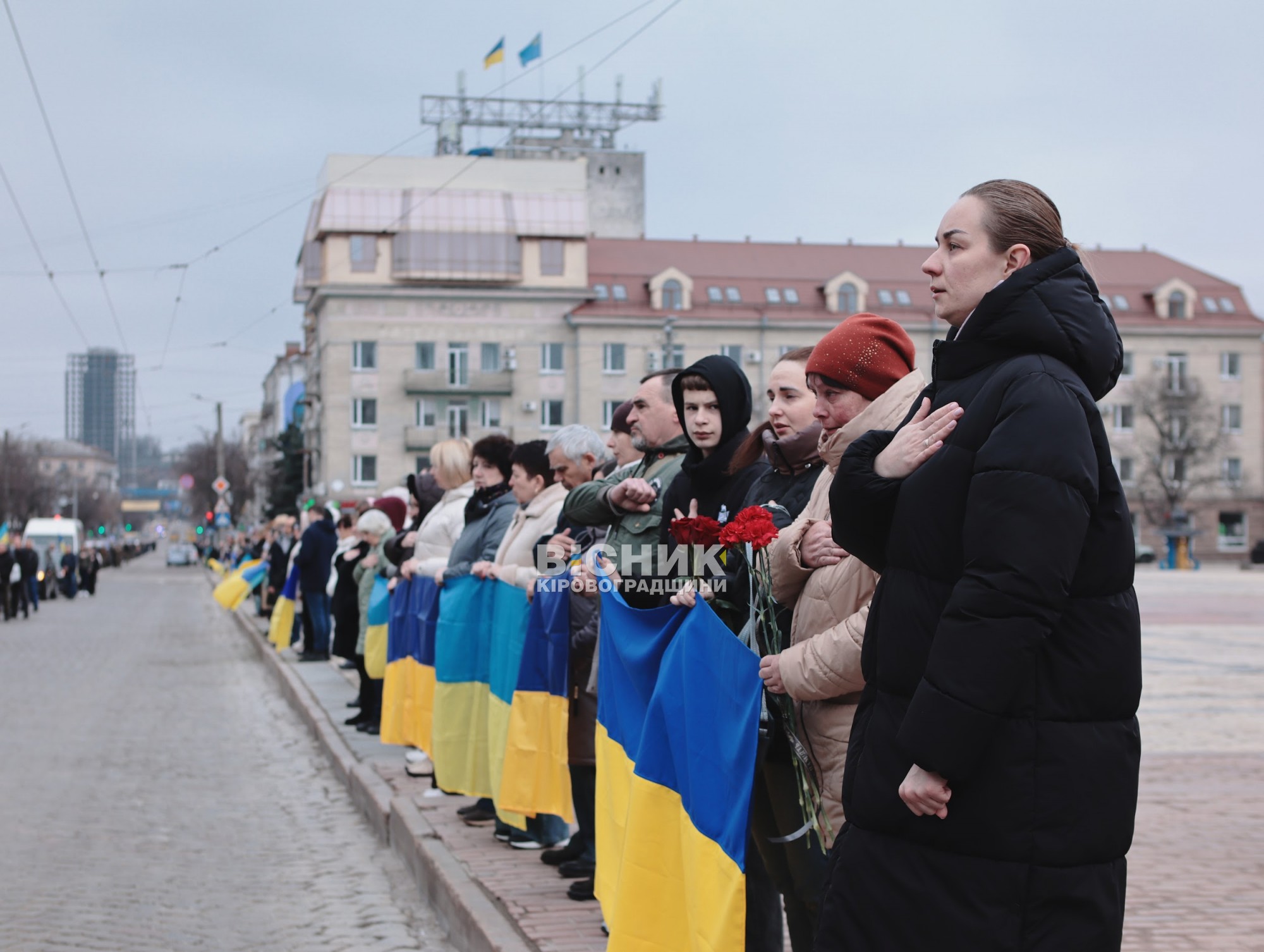 У Кропивницькому попрощалися з двома військовими, загиблими на війні з Росією