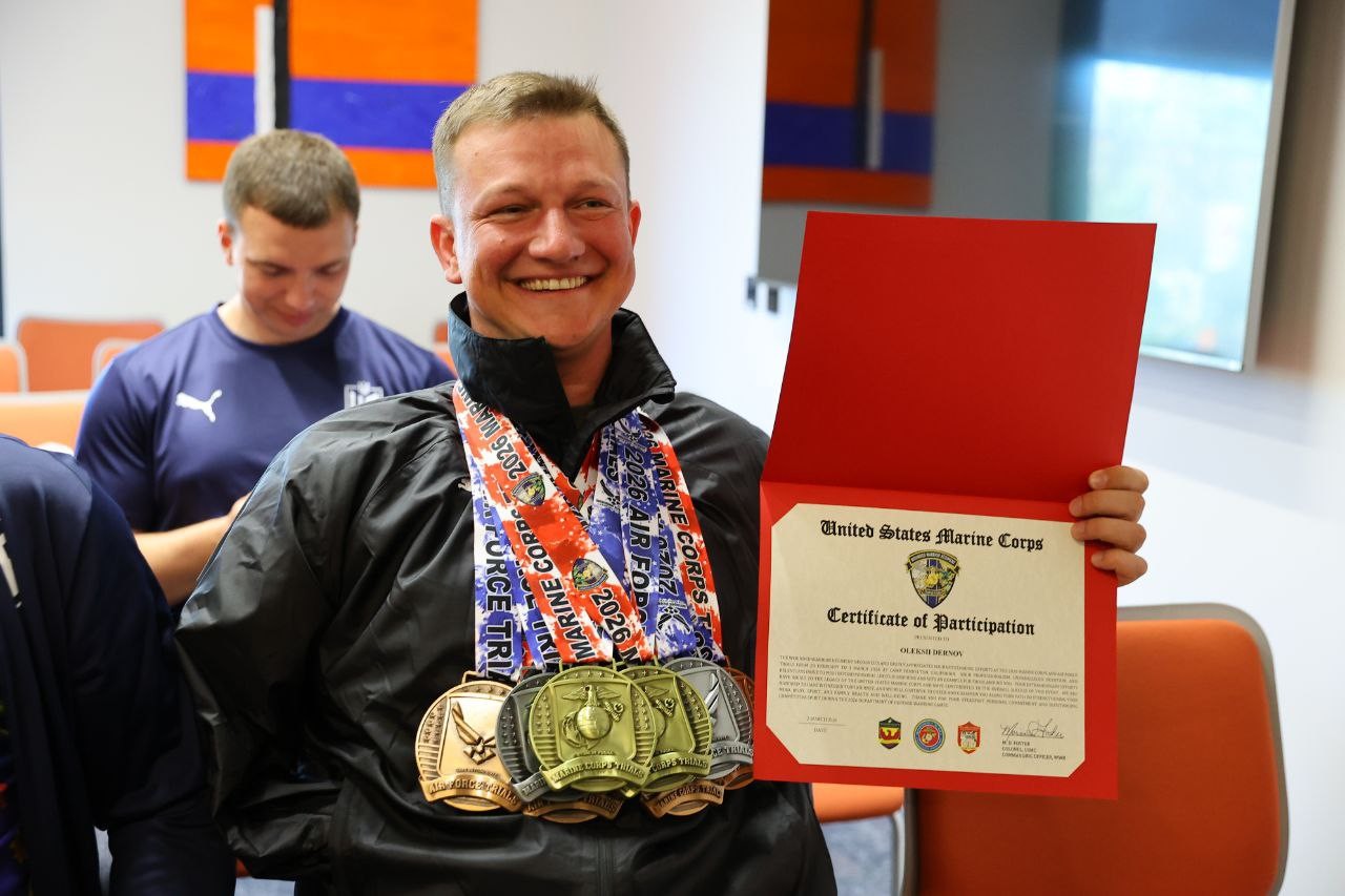 Знам'янчанин Олексій Дернов здобув сім нагород на міжнародних змаганнях для ветеранів у США