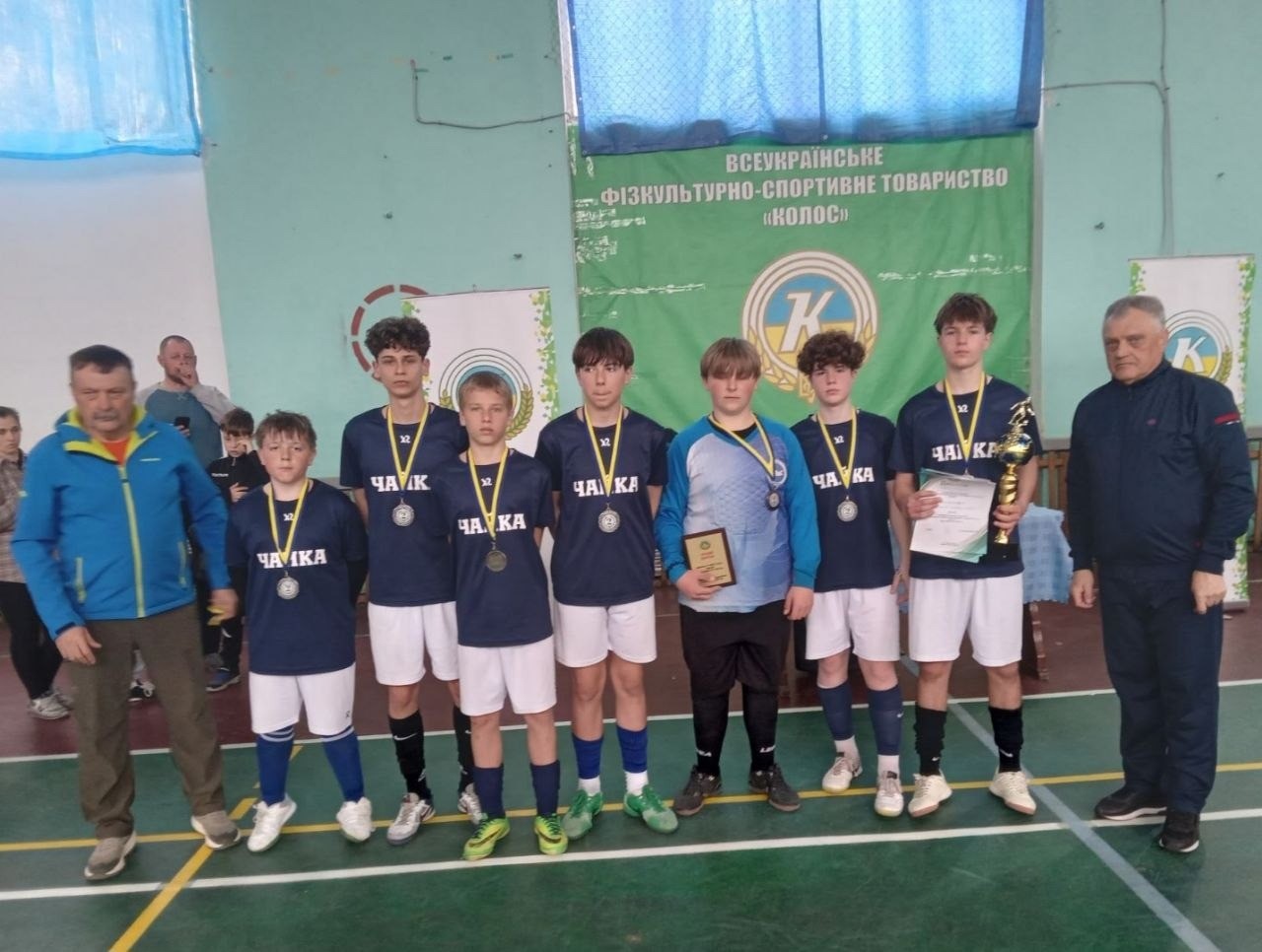 ФК "Чайка (с. Бандурове Гайворонської громади) — срібний призер Всеукраїнського чемпіонату ГО ВФСТ "КОЛОС" з футзалу серед команд юнаків