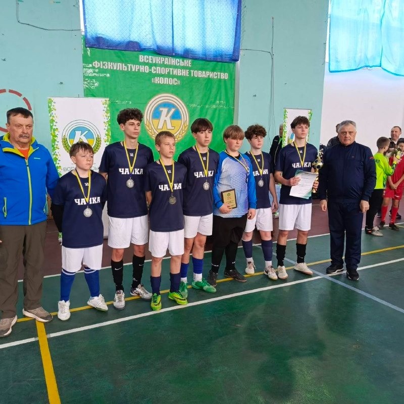 ФК "Чайка (с. Бандурове Гайворонської громади) — срібний призер Всеукраїнського чемпіонату ГО ВФСТ "КОЛОС" з футзалу серед команд юнаків