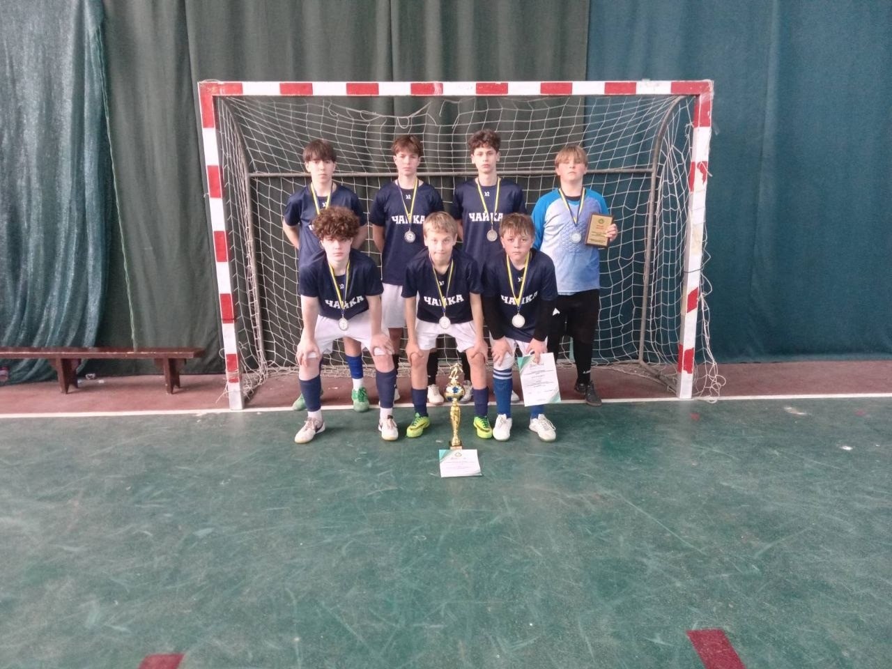 ФК "Чайка (с. Бандурове Гайворонської громади) — срібний призер Всеукраїнського чемпіонату ГО ВФСТ "КОЛОС" з футзалу серед команд юнаків