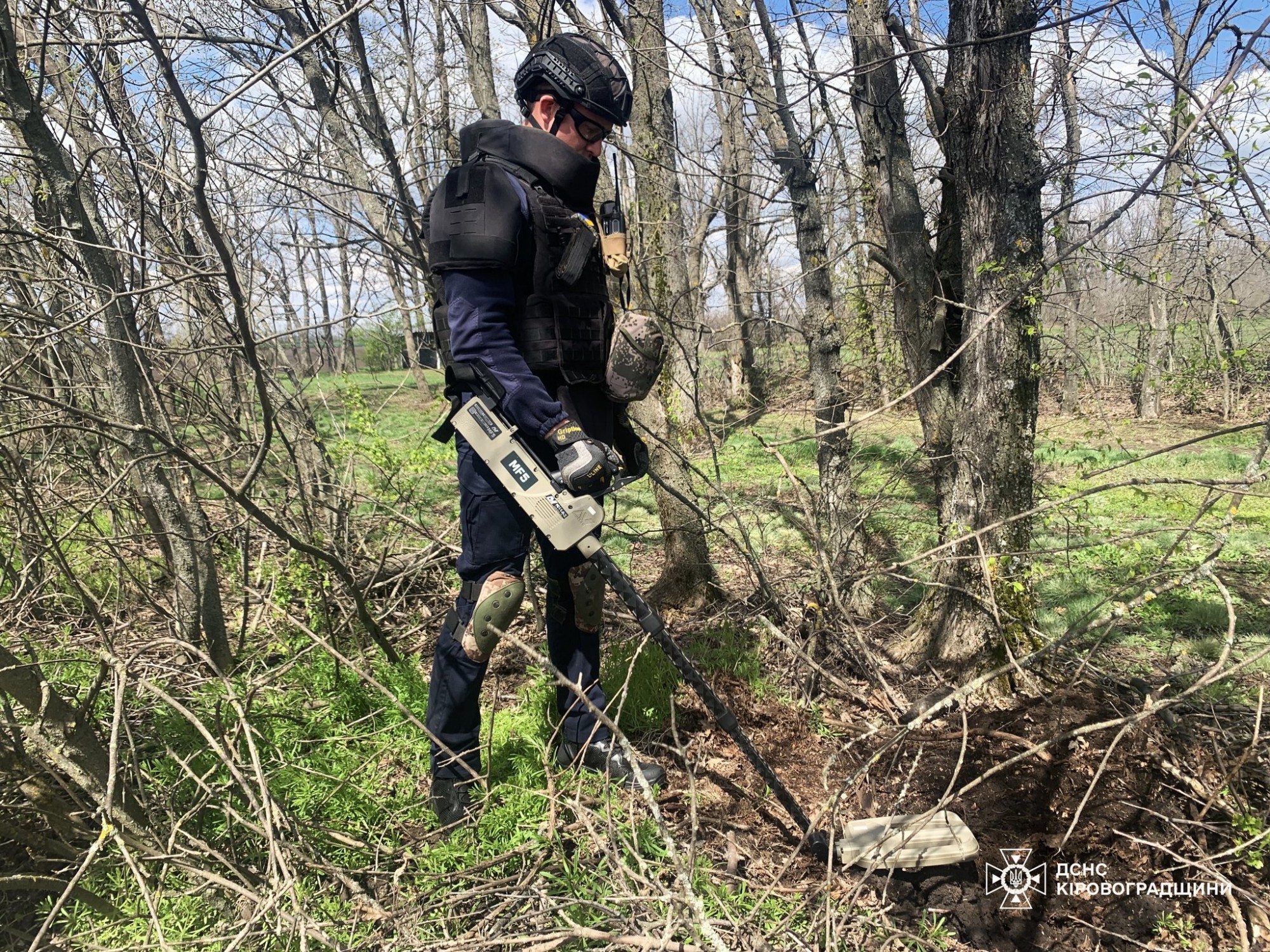 Сапери ДСНС знешкодили мінометну міну на Кіровоградщині