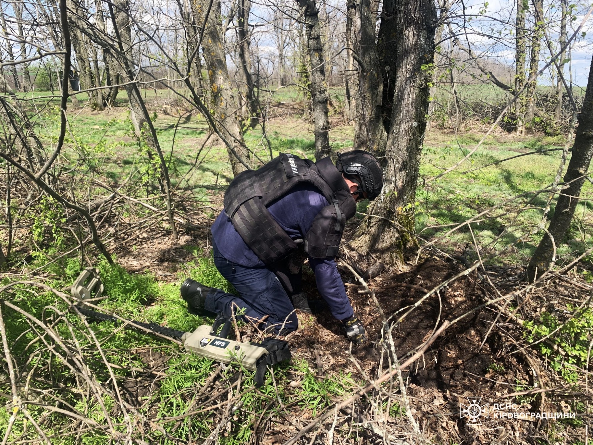 Сапери ДСНС знешкодили мінометну міну на Кіровоградщині