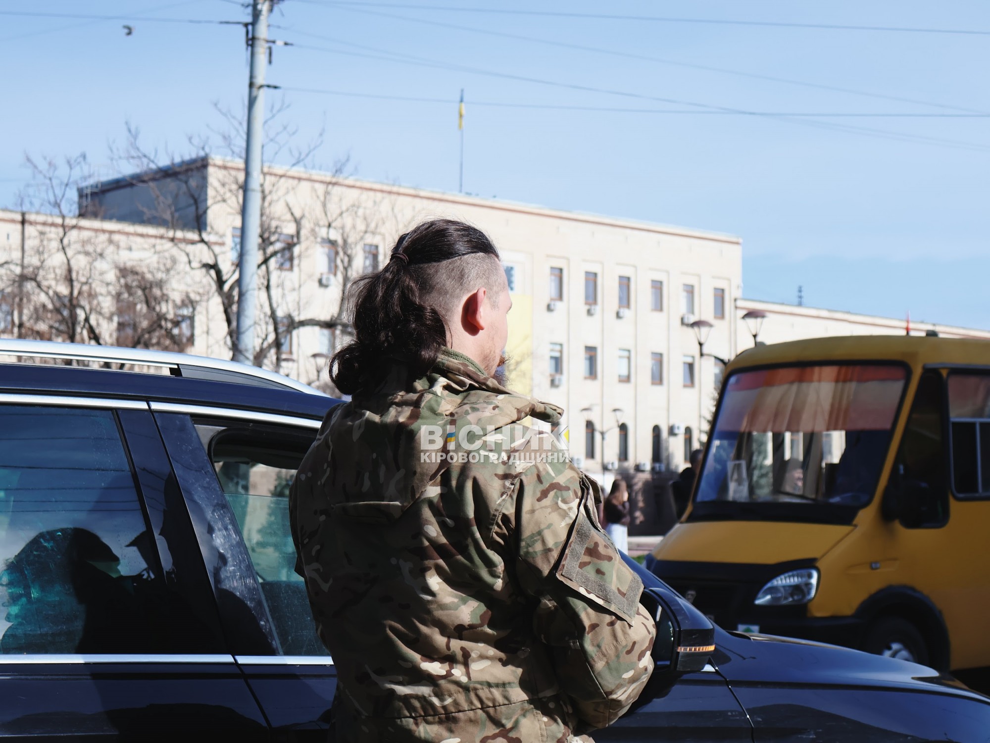У центрі Кропивницького відбулося прощання з трьома військовими