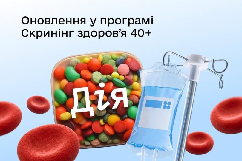 Зміни у Скринінгу здоров’я 40+: тепер без прив’язки до дня народження, але строк використання коштів скорочено до двох місяців 