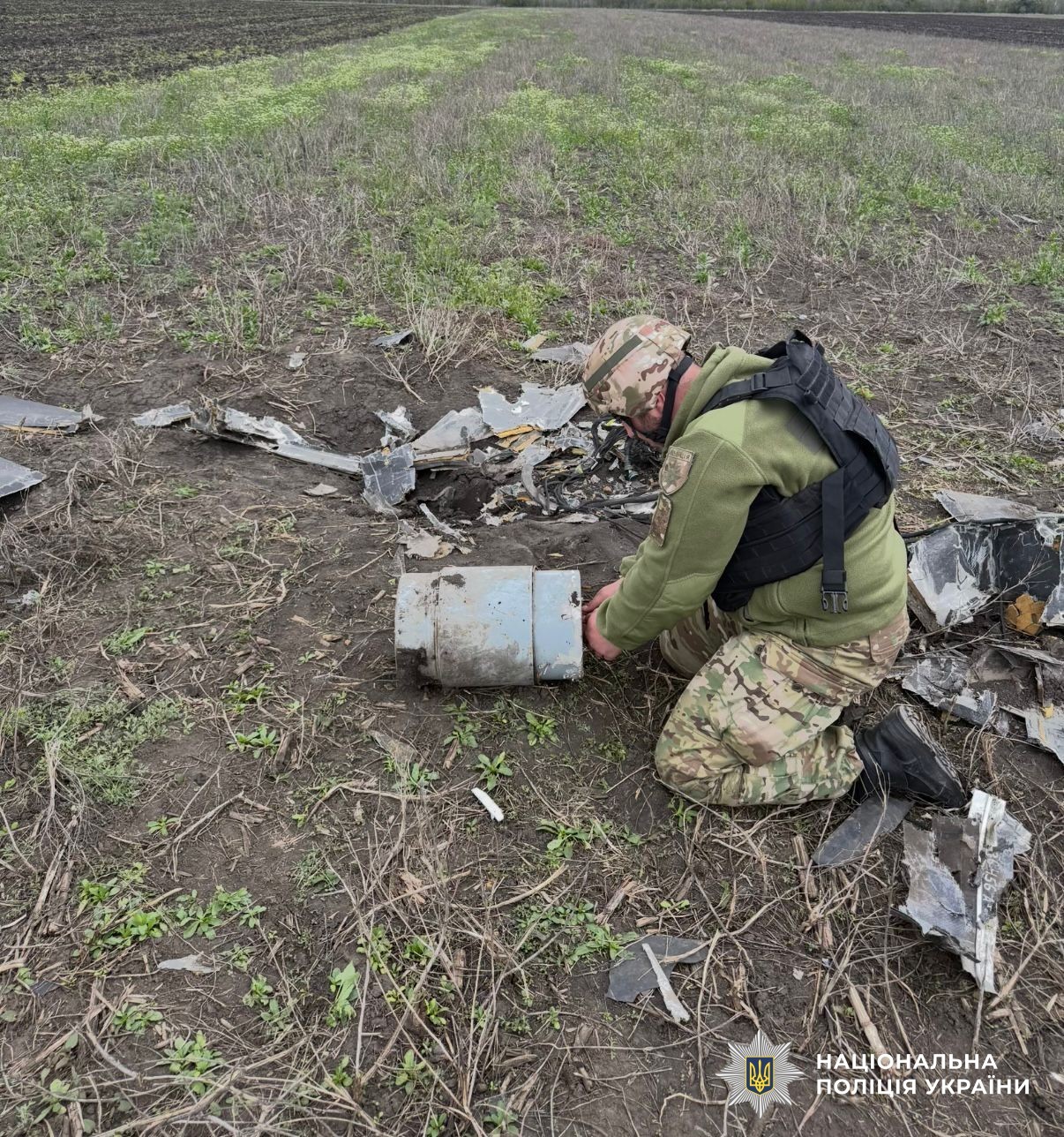 На Кіровоградщині знешкоджено бойову частину збитого БпЛА