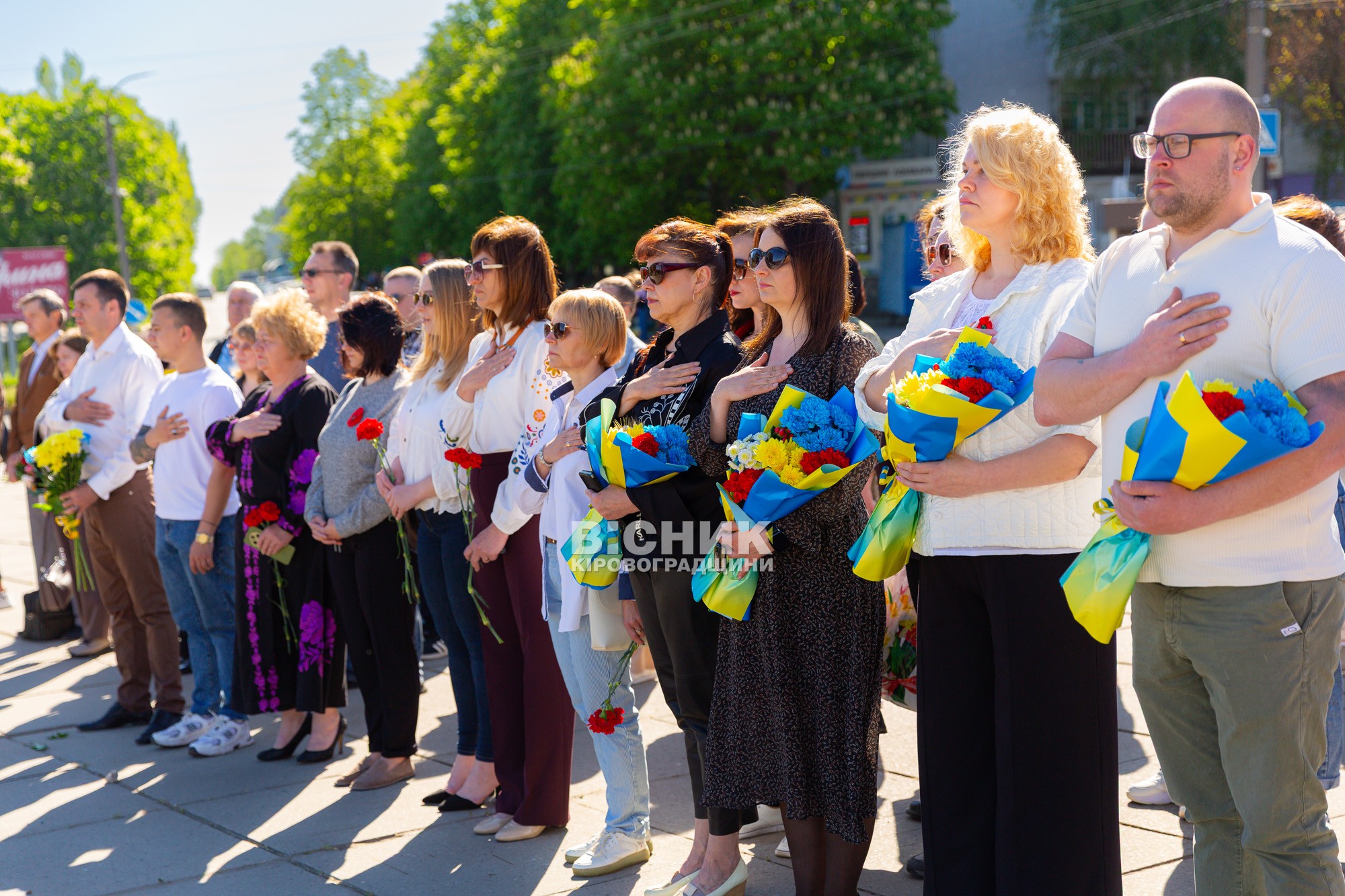 У Світловодську вшанували пам'ять визволителів та вручили нагороди родинам сучасних героїв