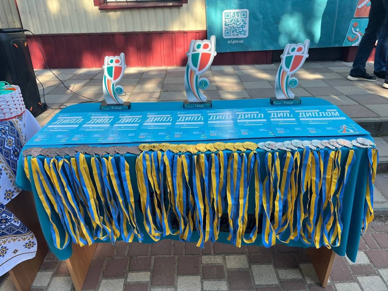 Команда Великоандрусівського ліцею виграла обласний етап шкільних ліг «Пліч-о-пліч» з кросового біатлону