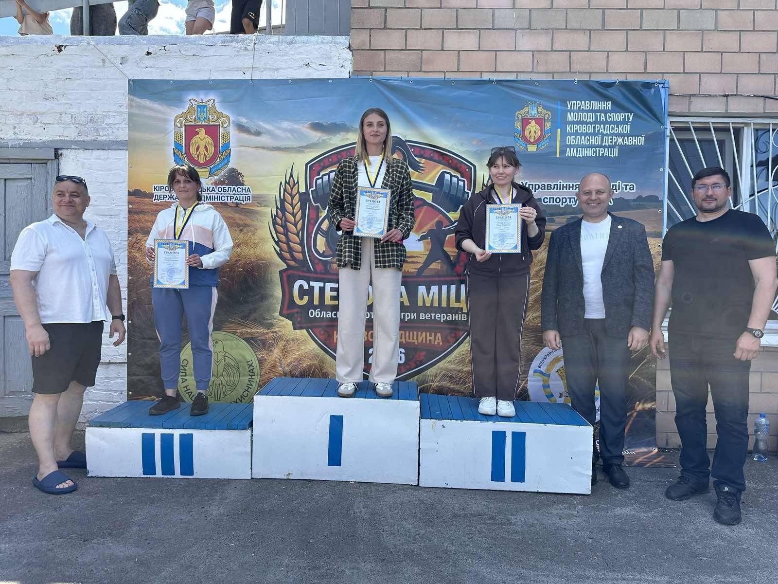 Обласні ветеранські ігри «Степова міць»: визначили переможців Новоукраїнського району 